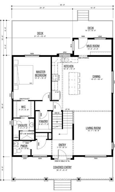 Jack Pine Main Floor Plan