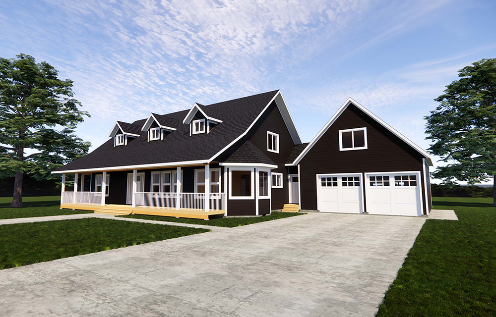 A traditional 2 story floor plan that delivers separate functional living spaces. 3 bedrooms, 2.5 bathrooms, 3045 sq. ft. of combined living space.