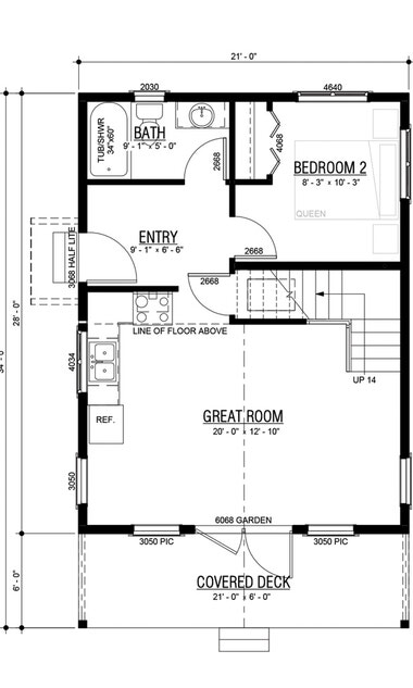 Berg Lake DO2 Main Floor Plan