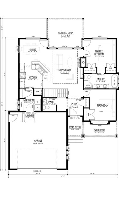 Bow River Main Floor Plan