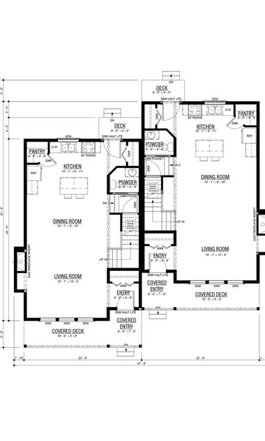Cedars Duplex Main Floor Plan