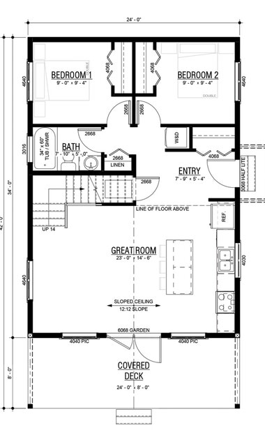 Cultus Lake Main Floor Plan