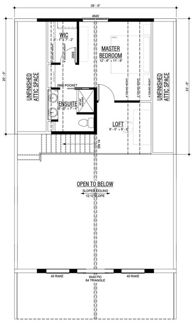 Fulton Lake Loft Floor Plan