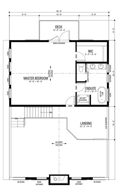 Sylvan Lake Loft Floor Plan